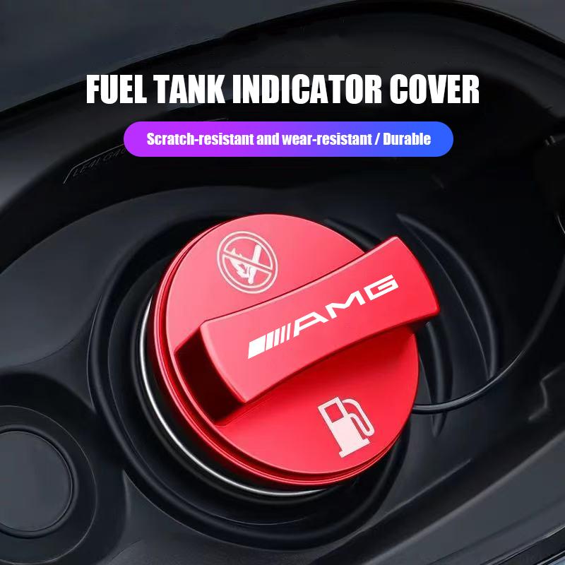 For Mercedes Benz AMG A B C E G CLA W211 W203 W204 C260 E300 Car Fuel Tank Cap Cover Frosted Aluminum Alloy Lid Auto Accessories
