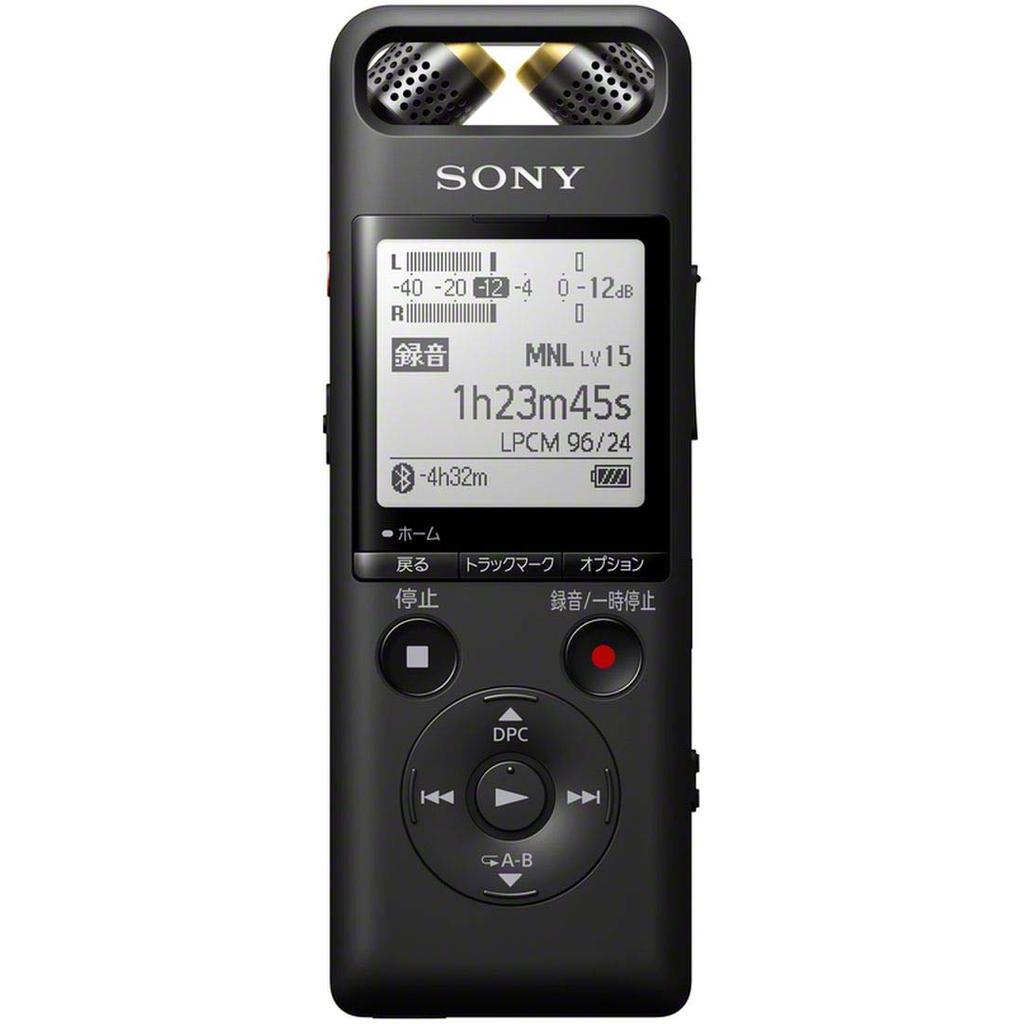 Sony Linear PCM Recorder 16GB High Resolution Microphone Compatible 2018 Model Recording/Bluetooth Compatible/Movable Pre-Recording PCM-A10