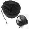 1PCS Helmet Protector Bag Black Plush Drawstring Pocket Motorcycle Helmet Cover Protector Bag 47x42cm