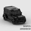 Технический Автомобиль MOC Грузовик Для Mercedesed Benzed G63 6x6 Внедорожник и Прицеп Скоростные Внедорожные Транспортные Средства Наборы Строительные Блоки Детские Игрушки Подарок