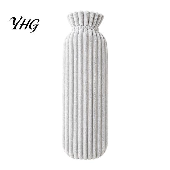 Explosion Proof Water Warmer 500/1000ML Long Hot Bottle with Plush Cover, Leak-Proof Bag, Menstrual Cramp Pain Relief Bag Cover