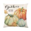 Pumpkin Maple Leaf Thanksgiving Print Cushion Cover Home Decor Living Room Sofa Cushion Cover Cushion Pillow