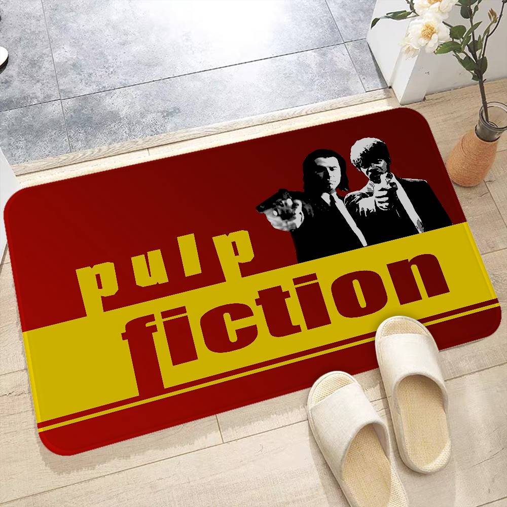 Film P-Pulp F-Fiction Room Mats Cheaper Anti-slip Modern Living Room Balcony Printed Household Carpets
