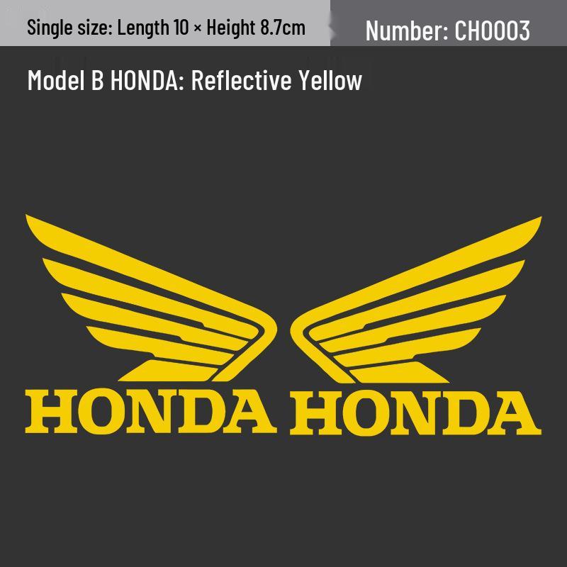 Мотонаклейки Honda Wings - Милые девчачьи наклейки с лазерной модификацией для электровелосипедов
