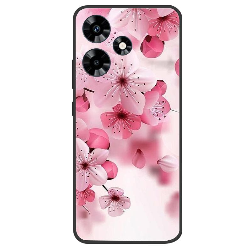 For Infinix Hot 30 Case Soft Black Silicone Bumper Butterfly Phone Cover for Infinix Hot 30 X6831 Cases Hot30 Fundas Coque