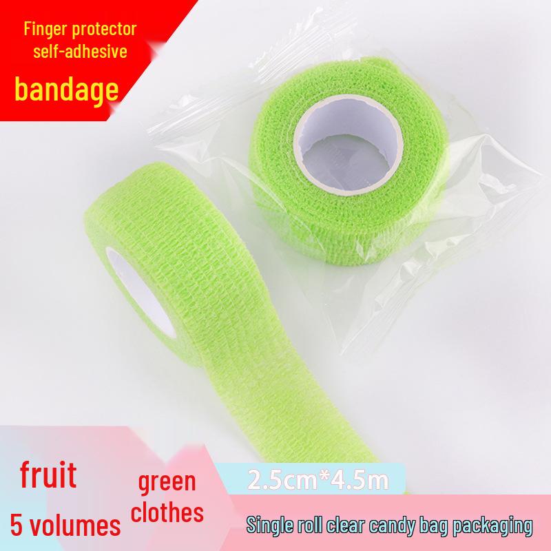 Sports Finger Protector Self-Adhesive Bandage: Finger Wrap Tape & Wrist Support for Basketball/Badminton