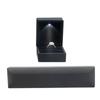 Wedding Ring Box Red Ring Displays Case LED Lighted Jewelry Box Gift Packaging Jewelry Display