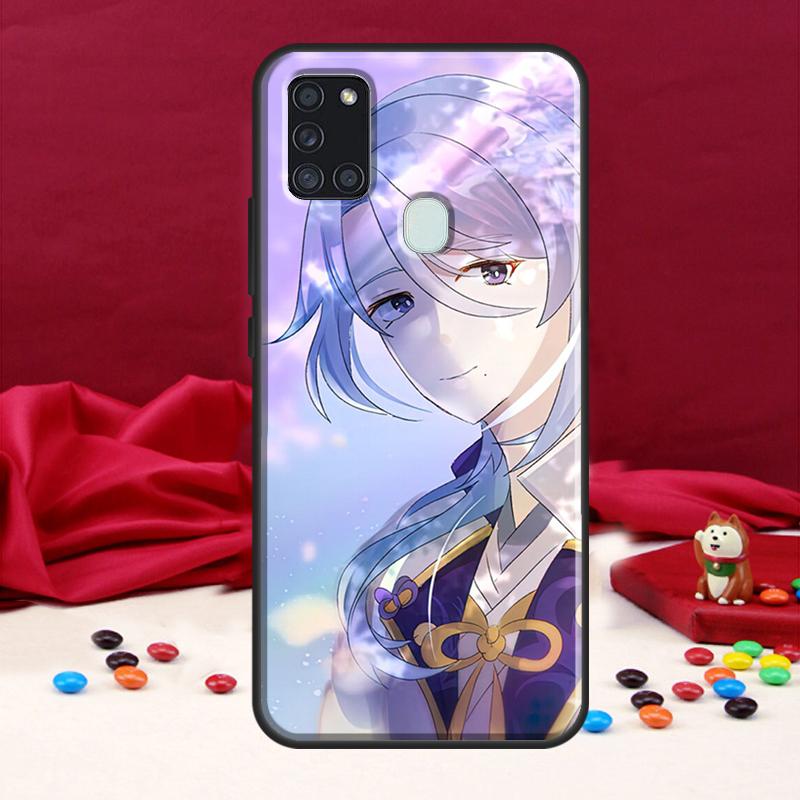 Чехол Kamisato Ayato Genshin Impact для Samsung Galaxy A34 A54 A14 A71 A51 A31 A11 A12 A22 A32 A52 A72 A50 A13 A53