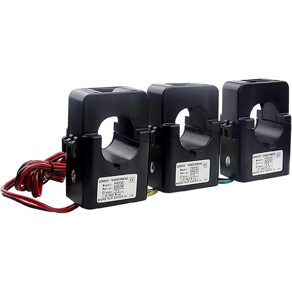 Coil Sensor-Sensor-Current, Split Core Current Transformer Current Sensor 100A 200A 250A 300A 400A 500A 600A Mini Current Transformer,