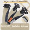 Universal Left Right Armrest Seat Adjustable Car Center Console Arm Rest Box Interior Accessories PU Leather 31cm 36cm 40cm