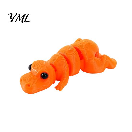 Small Dinosaur Decoration 3D Printed Toy, Mini Articulated Dino Action Figure, Fidget Toys Movable Joints Desktop Decoration, Party Favors