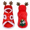 Christmas Dog Clothes Costume Winter Chihuahua Pug Pet Dog Clothing Hoodies New Year Cat Puppy Clothes Vest Shirt For Small Dogs