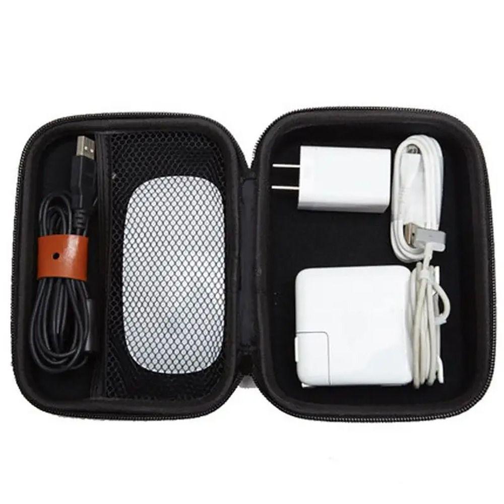 Shockproof Digital Organizer Bag Large Capacity Carrying Case Electronic Accessories Bag for Apple