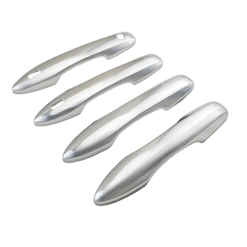 4 PCS\SET ABS Anti-Rust Chrome Car Door Handle Cover For Toyota Camry Hybrid 2018 Exterior Decoration