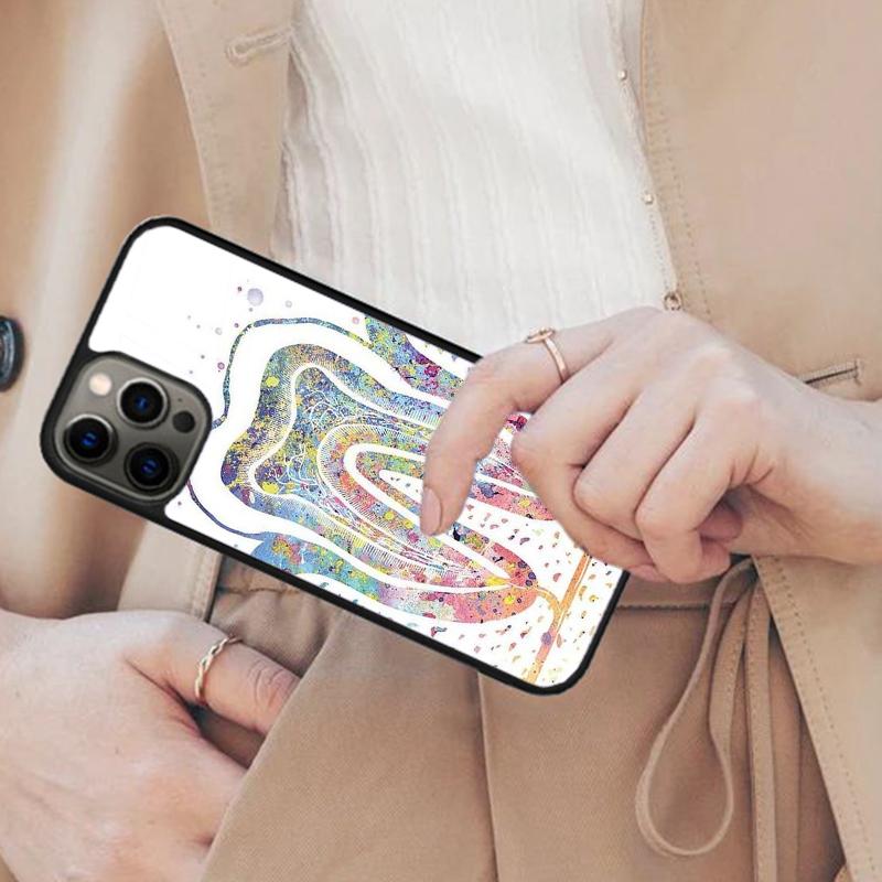 Магнитный чехол для телефона с рисунком зуба и дантиста для APPLE iPhone 17 Air 16 14 13 12 Pro Max 15 Plus Беспроводная зарядка С покрытием MagSafe