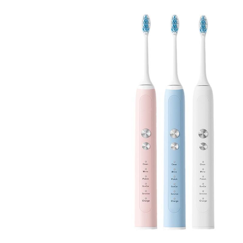 Новая умная электрическая зубная щетка для взрослых Sonic Soft Hair Магнитная левитация Беспроводная зарядка электрическая зубная щетка для пары набор
