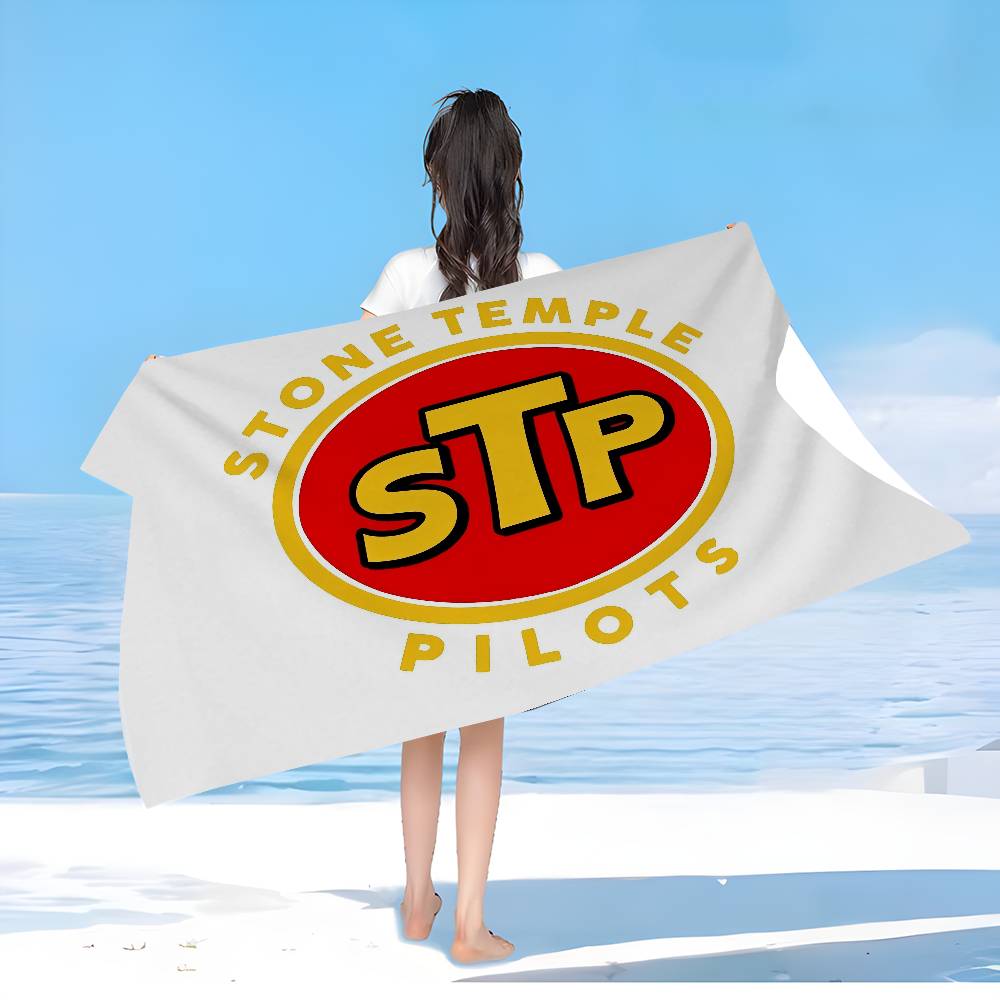 S-STPs Motor Car Oil Microfiber Printed Beach Towel Mountain Climbing Yoga Beach Swimming Running Absorbent Soft Towel