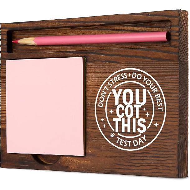 Secretary Difference Maker Self-Stick Note Pad Holder Gift for Administrative Professionals and Office Assistants, Durable and Stylish Desk