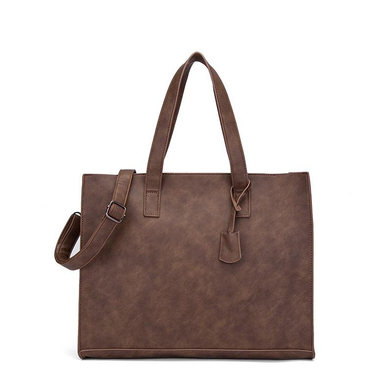 Горизонтальная модная большая сумка, трендовая мужская сумка через плечо, ретро-сумка