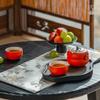 Wanqiantang Cinnabar Glaze Travel Tea Set