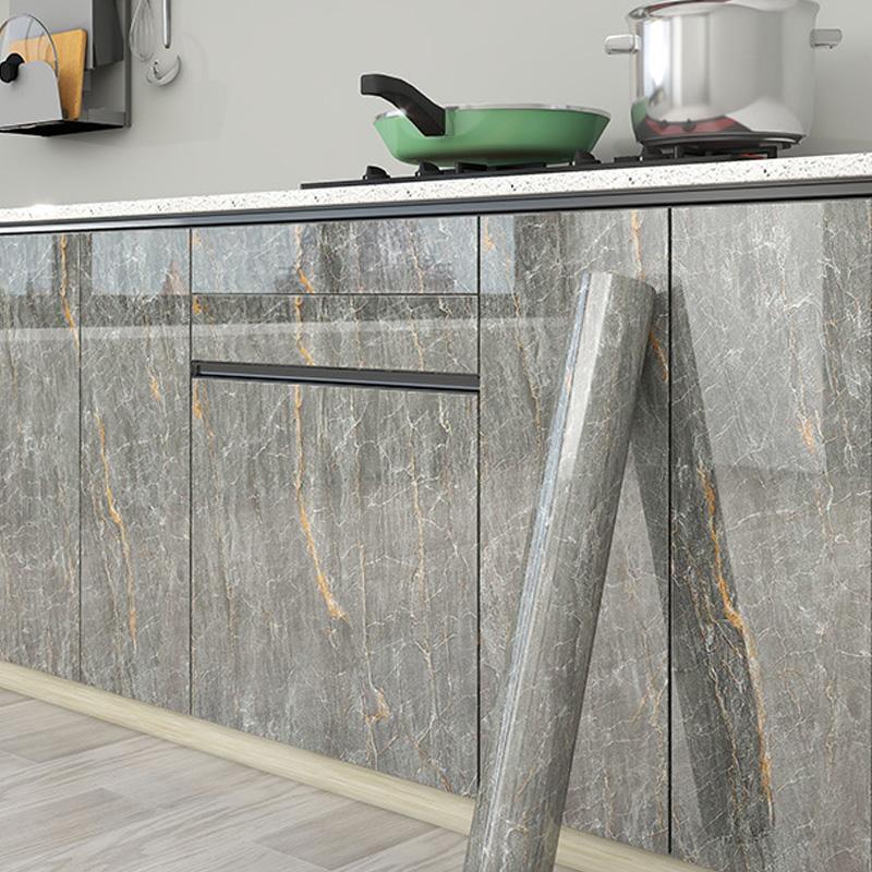 200 см/рулон водонепроницаемые многоцветные самоклеящиеся утолщенные DIY однотонные наклейки на стену из ПЭТ