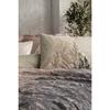 Parure de lit - 1 housse de couette 220 x 240 cm + 2 taies d'oreiller 60 x 60 cm - 100% coton renforcé - Beige