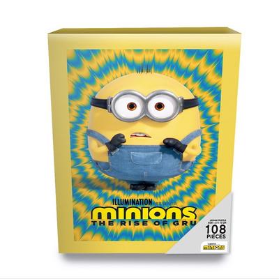 Alok Minions The Rise of Guru Чехол для фоторамки Мини-пазл AL108-1, разноцветные, 108 деталей