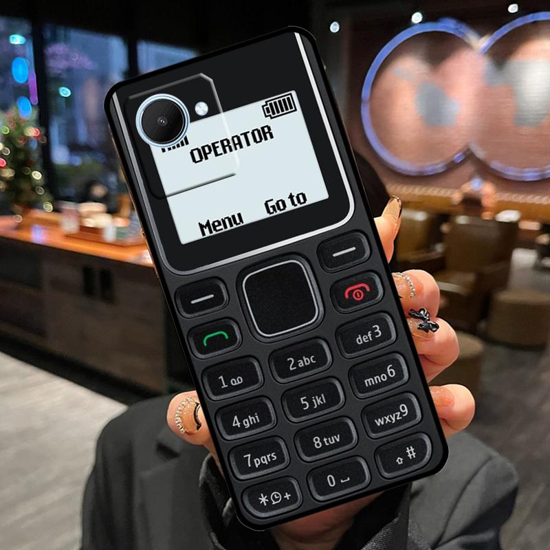Ретро Чехол для Мобильного Телефона Для Realme 11 Pro Plus 15 14 13 12 GT7 Pro GT6 C55 C51 C53 C35 C33 C61 C65 C67 C71 C75