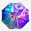 1pc Vibrant Heroes: A Dynamic Trio Unites! Umbrella with Plastic Handle,Suitable for All Seasons Home Travel Outdoor UmbrellaFP123