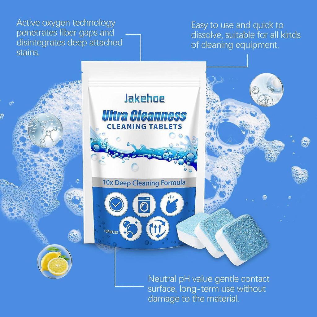Multi-Purpose Cleaning Tablet, For Household Kitchen Gentle Decontamination Grease Odor Multi-Purpose Cleaning Tablet
