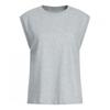Shop   Women S Round Neck Plain SleeveleSS T ShirT Gray Dai wSh 20765    