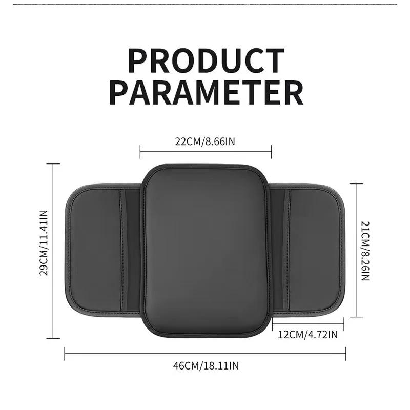 2025 Hot Car Armrest Box Pad Leather Auto Armrest Mat Car Accessories for BMW M Power Performance M3 M5 X1 X3 X5 X6 E46 E39 E90