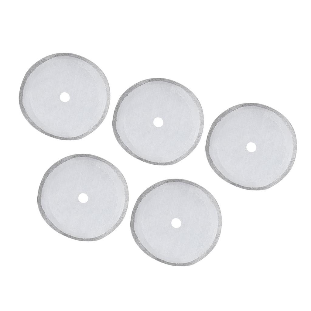 5Pcs 304 Stainless Steel Coffee Filter Portable Detachable Coffee Pot Mesh Filter Accessory