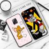 Мягкий чехол JT50 Tom and Jerry Cat Mouse для Xiaomi Poco X6 X4 M5 M6 F5 F6 C65 C55 C50 C51 C40 Pro Redmi 14C A3X 13C 12C 11T 10A 9C Note 7 6 8A Plus