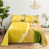 Комплект простыней и наволочек с фруктовым принтом для кровати размера Queen, King, Комплект постельного белья с лимонным принтом, Наволочка для двуспальной, полуторной, полной, односпальной кровати, Бесплатная доставка
