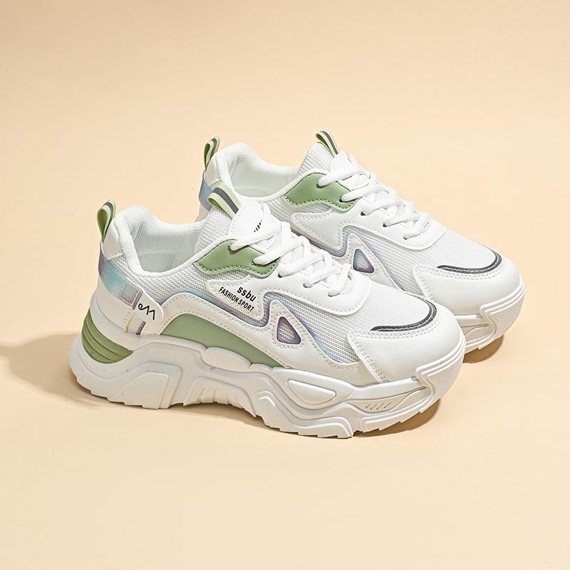 Daddy Shoes Women's Spring 2025 New Shoes Women's Tide Ins Versatile and Popular Spring and Autumn Casual Sports Shoes K802