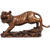 Red Chinese Zodiac Copper Handicraft Equipment Ornaments Mountain Tiger Home Furnishing