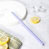 5 шт., трубочка для питья, закаленный кончик, режущаяся, гибкая, устойчивая к укусам, жемчужная соломинка для чая с молоком, изогнутая прямая соломинка для ежедневного использования