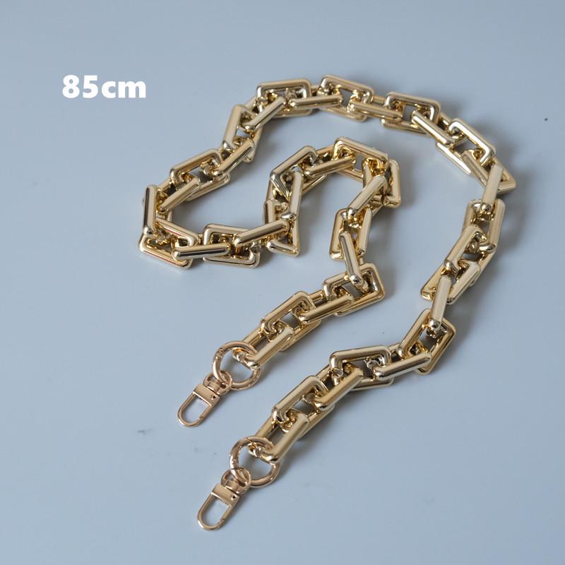 Новая модная женская сумка, аксессуар, съемные детали, сменная цепочка, однотонный золотой акриловый роскошный ремешок, женская цепочка на плечо с ручкой