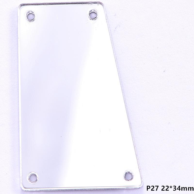 Акриловая ручная шовная дрель, зеркало специальной формы с плоским дном, сделай сам, украшение одежды, ювелирные изделия, зеркальные аксессуары, шовная дрель