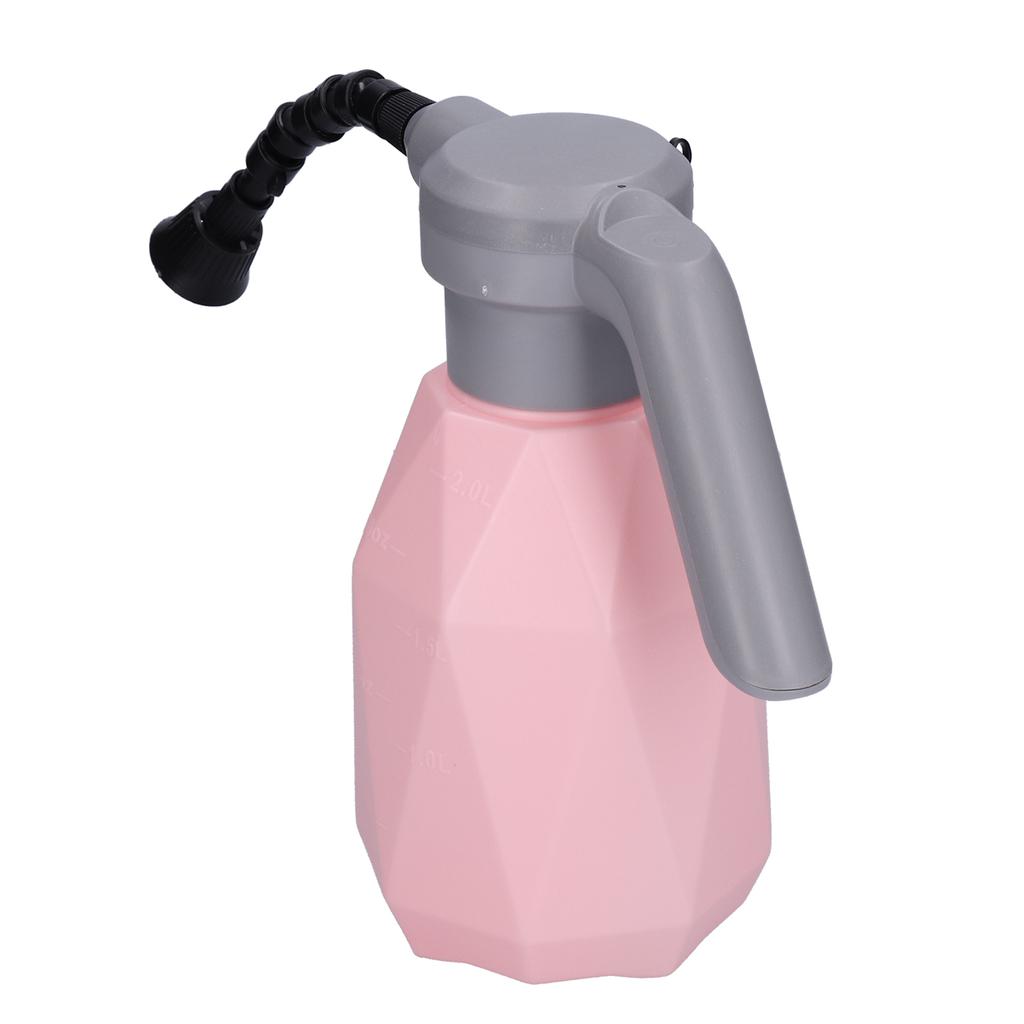 2L Watering Bottle Electric Household Cleaning USB Universal Gardening Sprinkler Watering PotPink