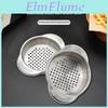 Stainless Steel Mini Draining Basket With Dual Handles For Kitchen Food Prep And Oil Drainage