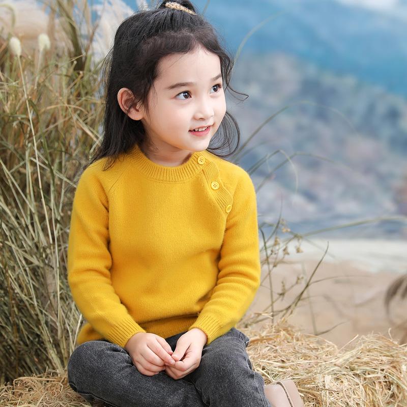 Kids Sweater 100% Merino Wool Turtleneck Children Winter Thick Wool Pullover Soft Warm Autumn Jumper Knit Top Long Sleeve