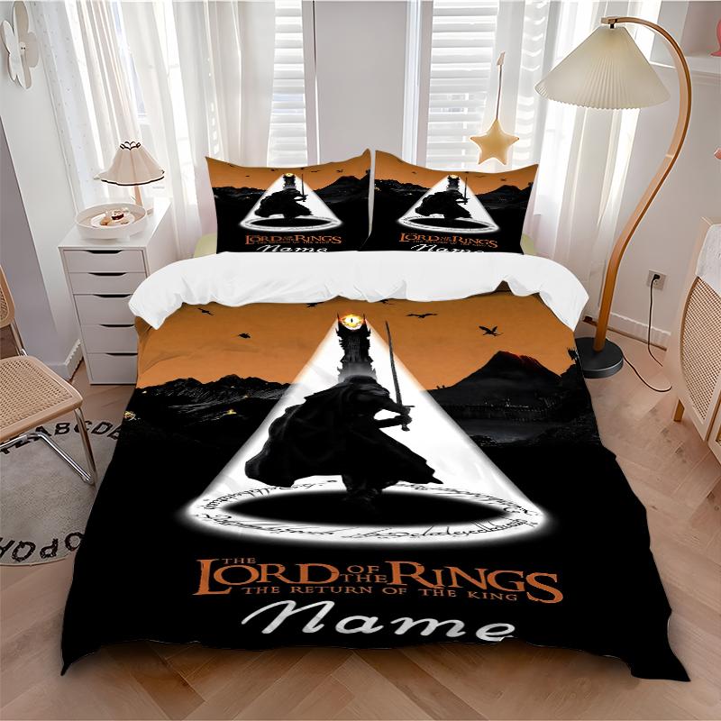 Custom Textile Journey Light Bedding 3 Piece Set HD Print Duvet Cover Pillowcases for Teens Adult Bedroom Decoration