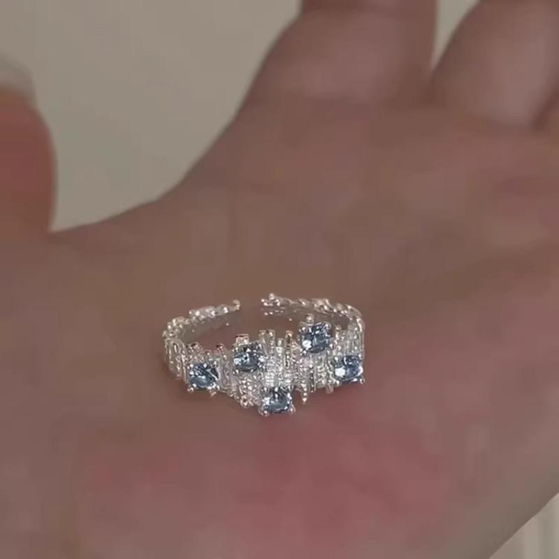 Кольцо из стерлингового серебра 925 пробы, ретро, простое серебряное кольцо для женщин, не тускнеющее, легкая роскошь, ощущение высокого класса, универсальное, открытое, модное, кольцо с индивидуальностью