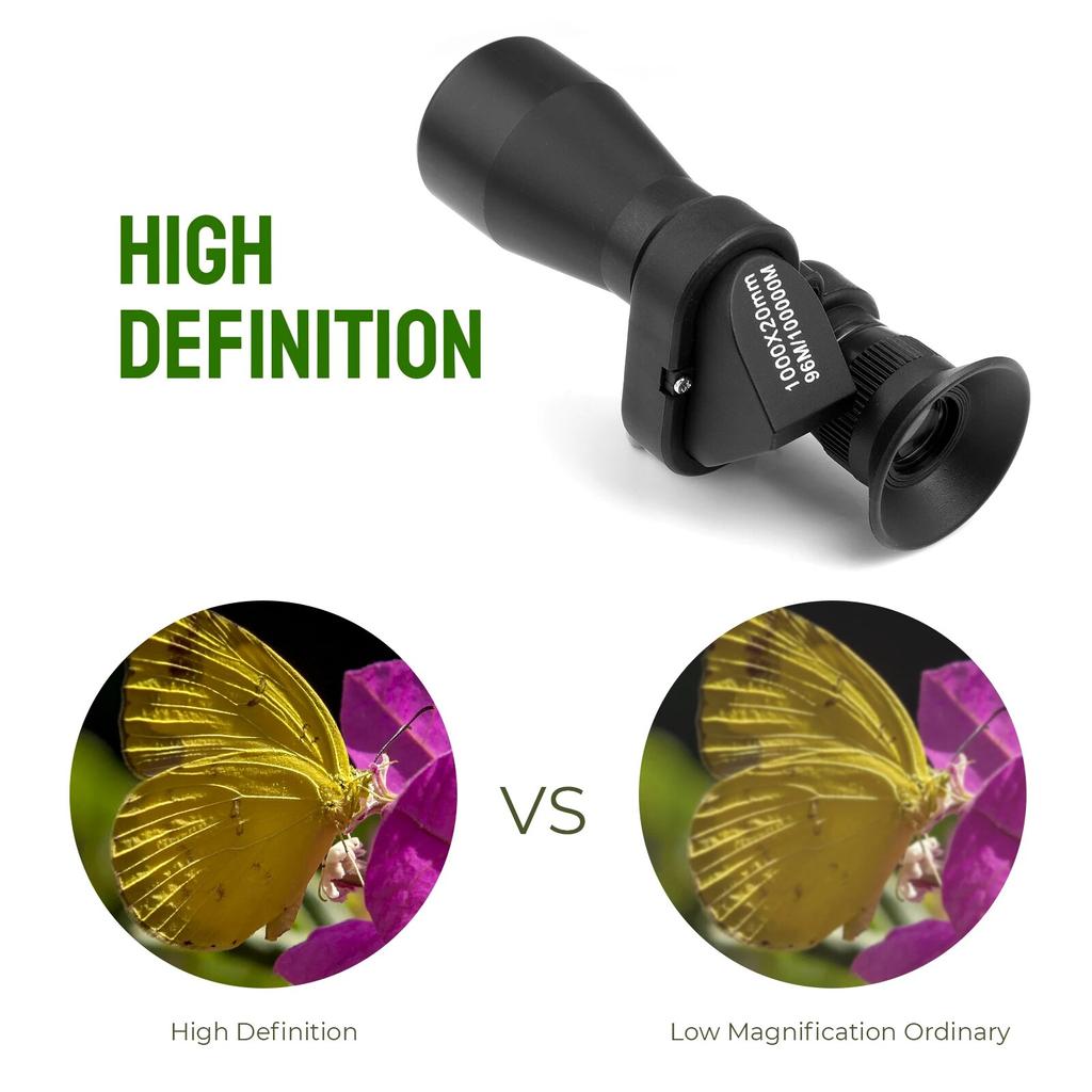 Портативный Hd мини-карманный монокулярный телескоп с высоким увеличением, уличный рыболовный телескоп для кемпинга, альпинизма