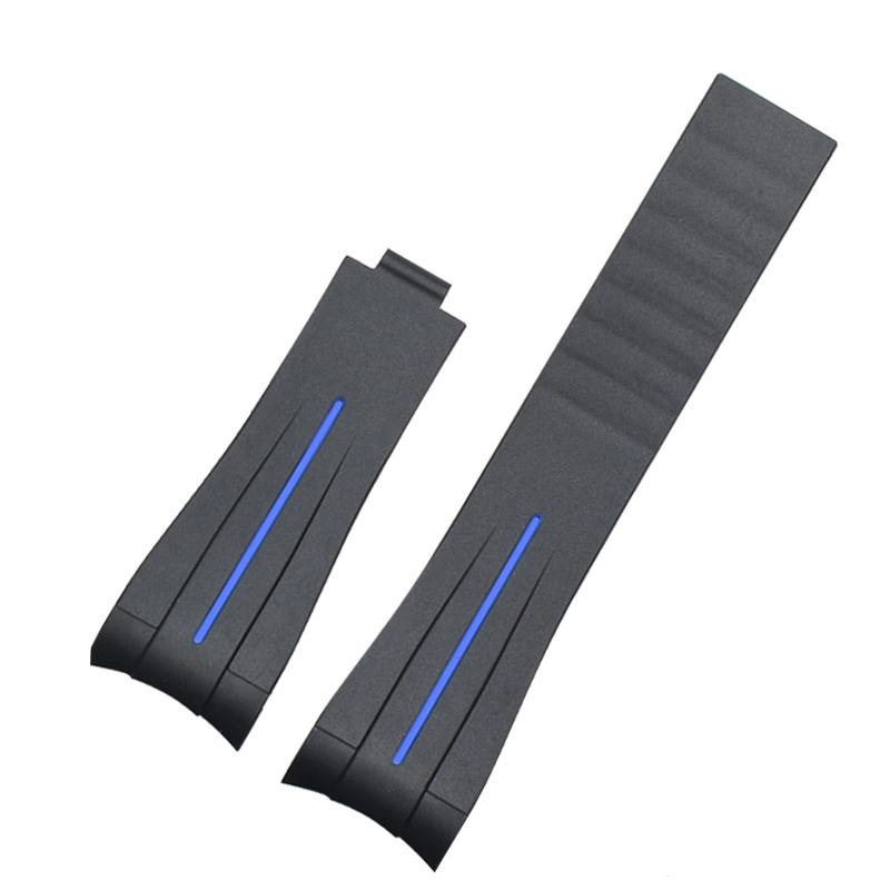 Wholesale Price for Old Customers Rubber Watch Strap Waterproof Silicone Wristband Bracelet Camouflage Color for Rolex Watchband