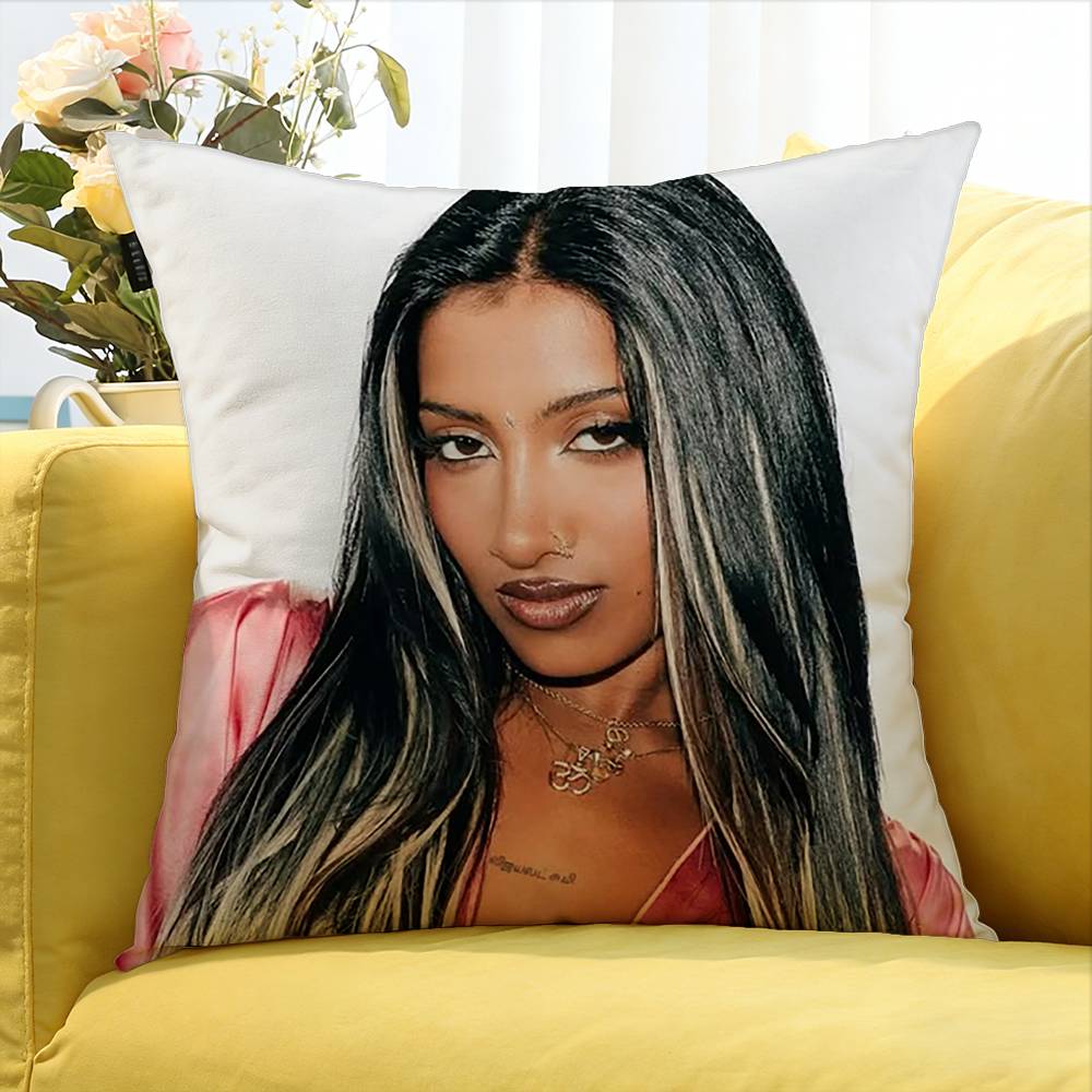 Lara K-KATSEYE Various Sizes Square Pillow Case For Car Home Bedchamber Decor