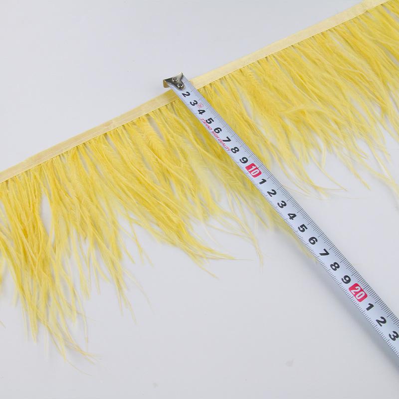 Ostrich Hair Diy Jewelry Accessories Feathers Ostrich Feathers Clothes Cuffs Skirt Decoration