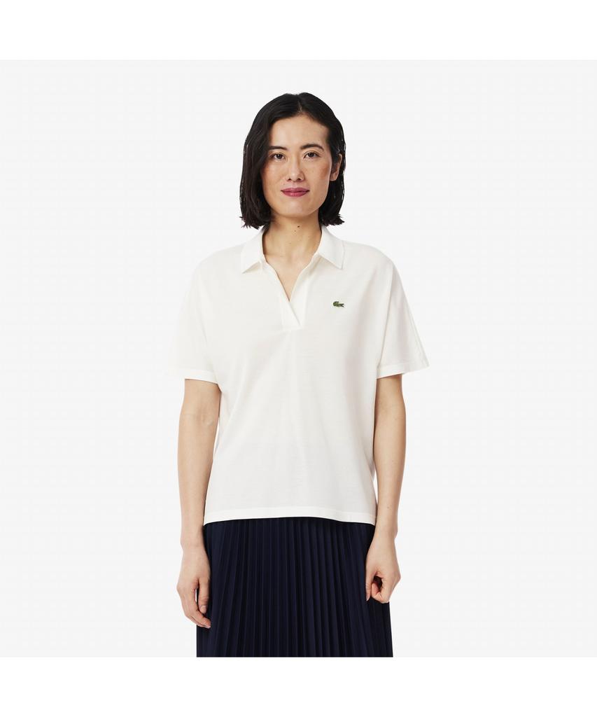 Женская футболка-поло LACOSTE New Heritage Pf1123-55G 70V
